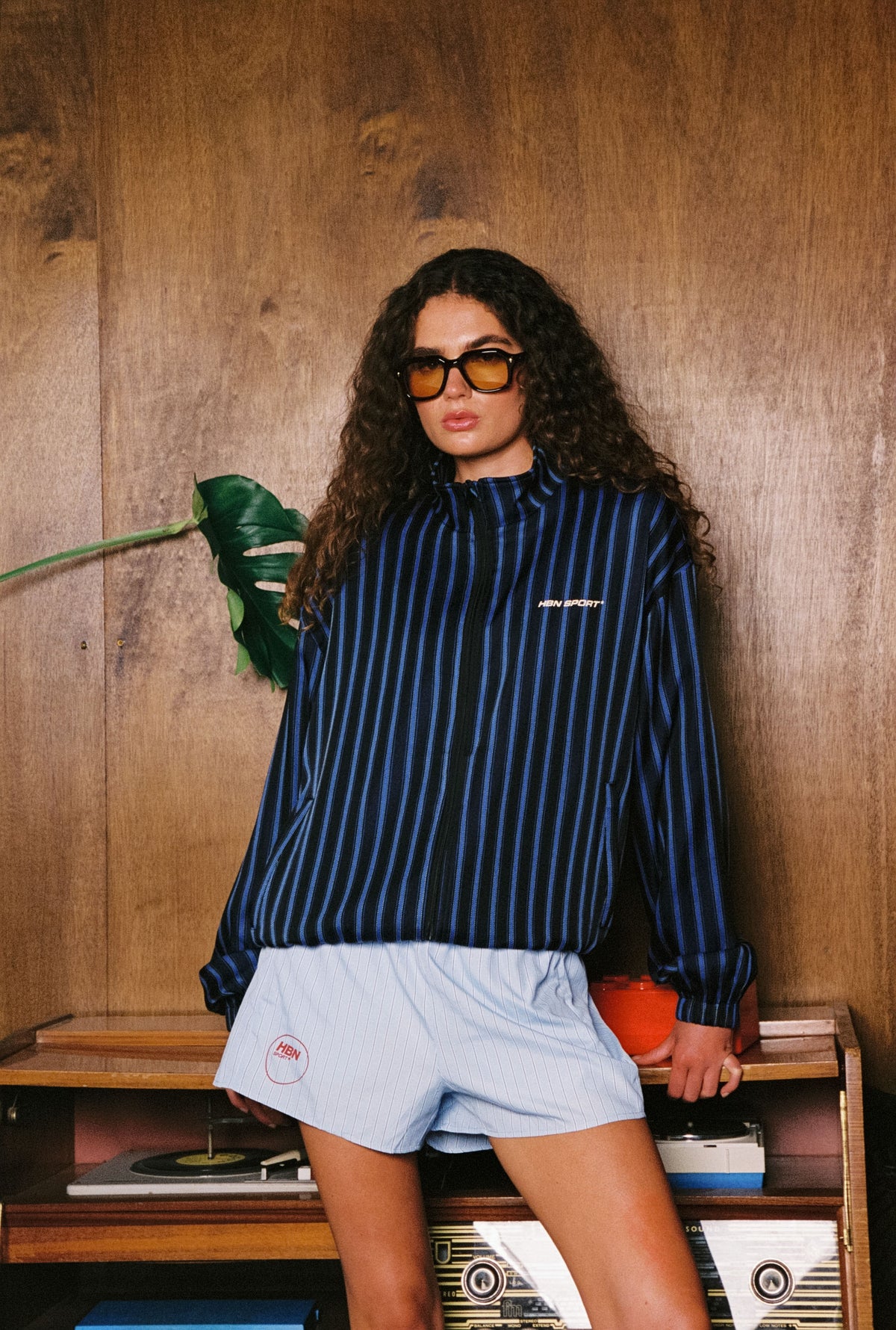 Midnight racer track jacket