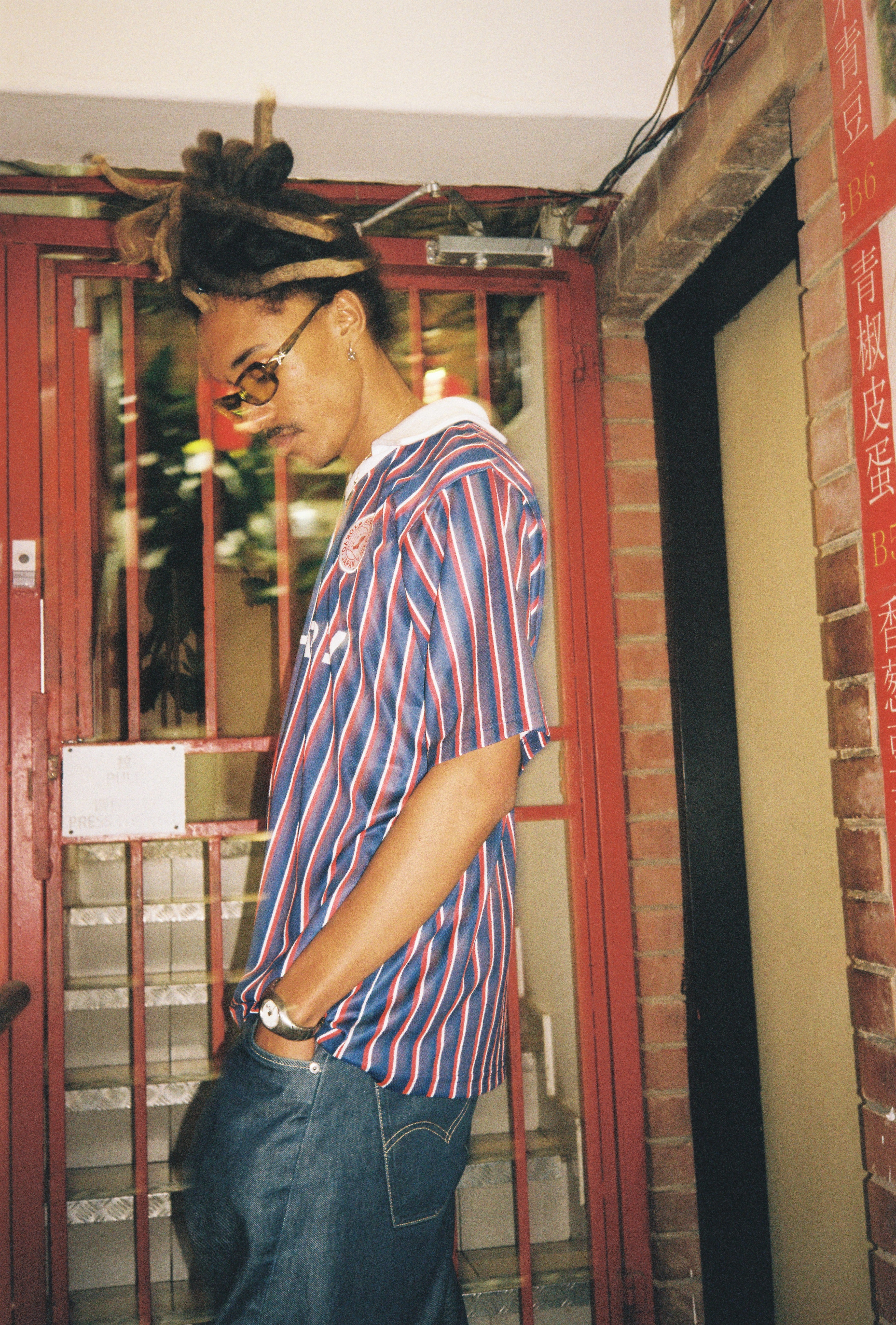 '72 Pinstripe away jersey