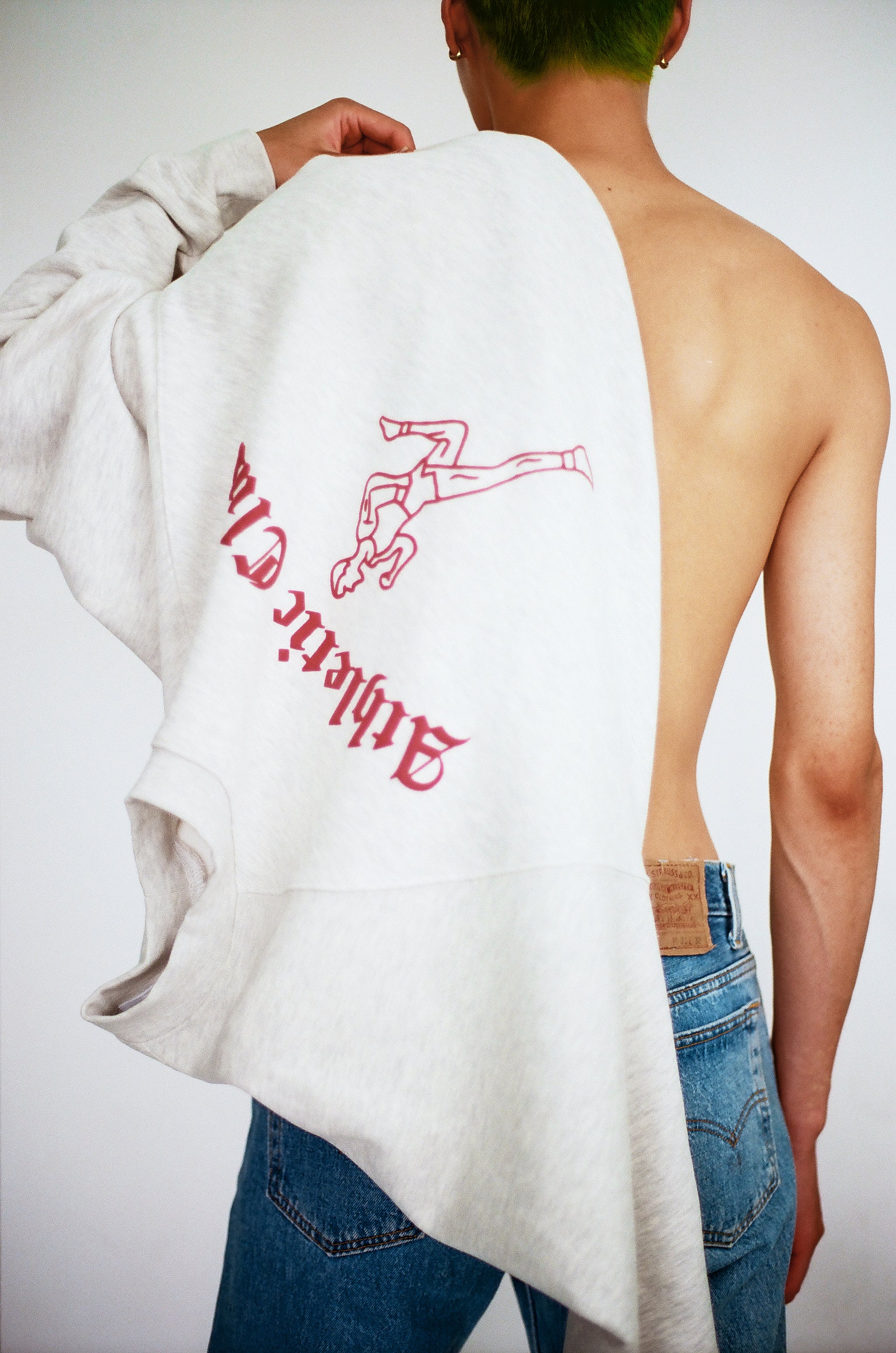 Athletic Club Track & Field* Raglan Sweatshirt (Grey)