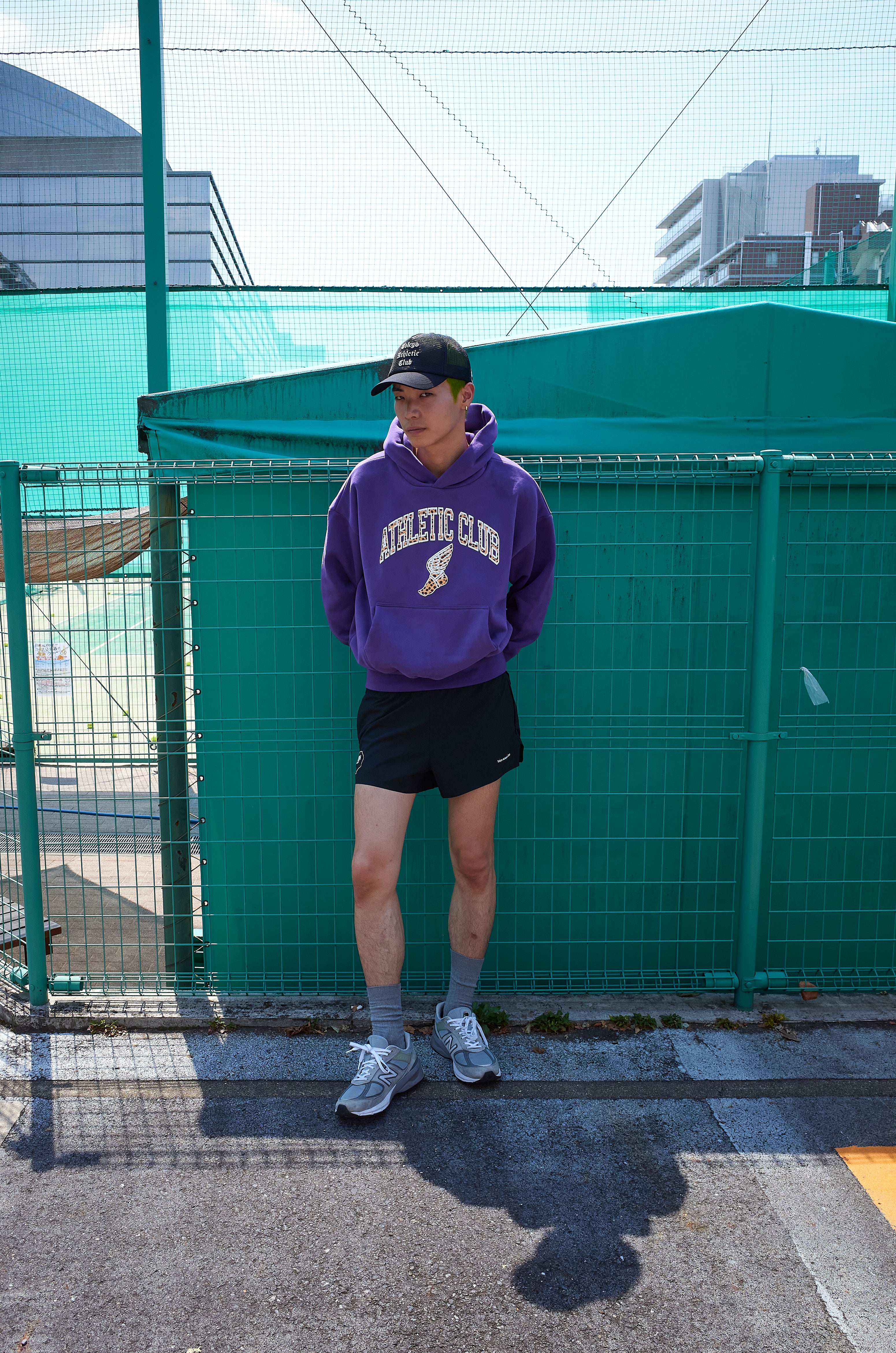 Athletic Club Collegiate Hoodie (purple)