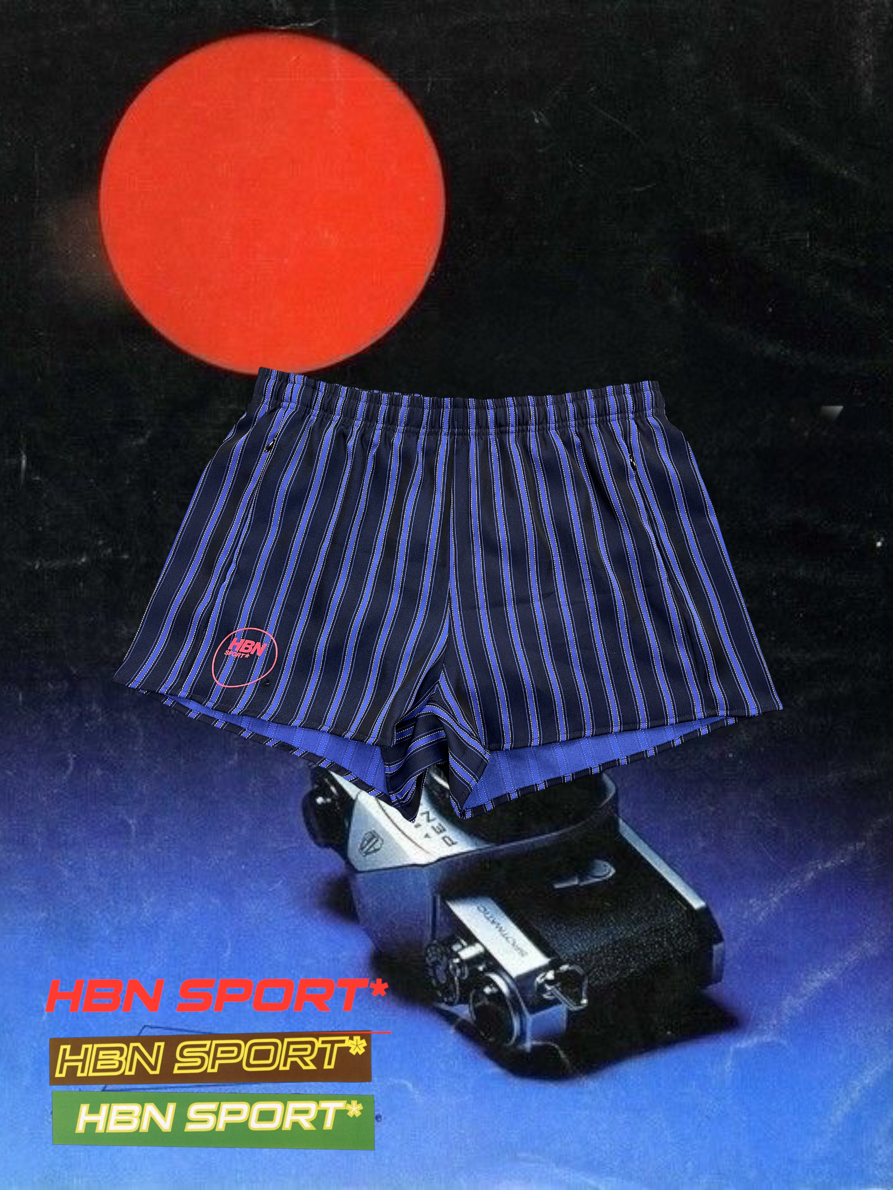 Midnight racer track shorts