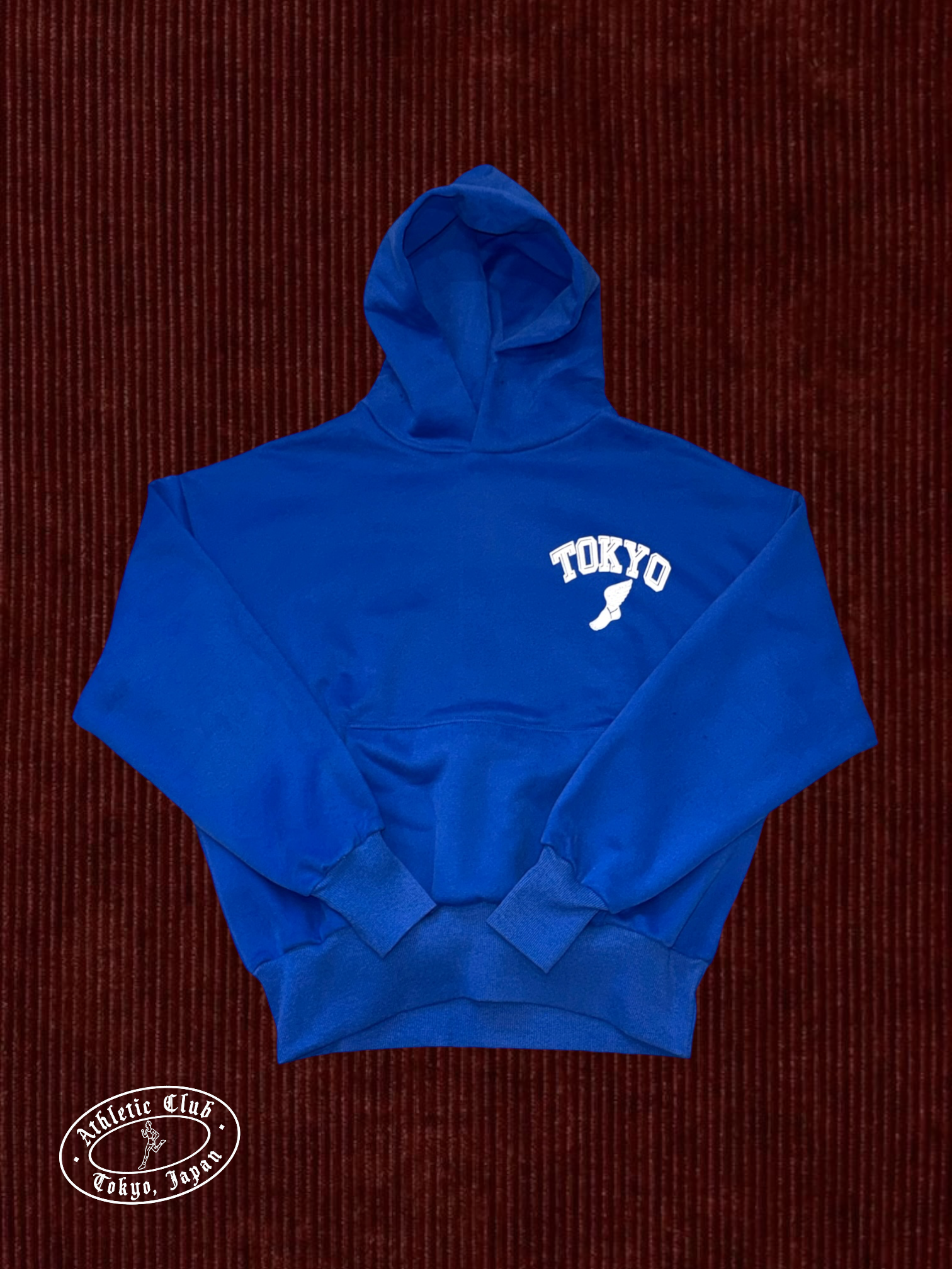 Royal Blue Winged foot hoodie