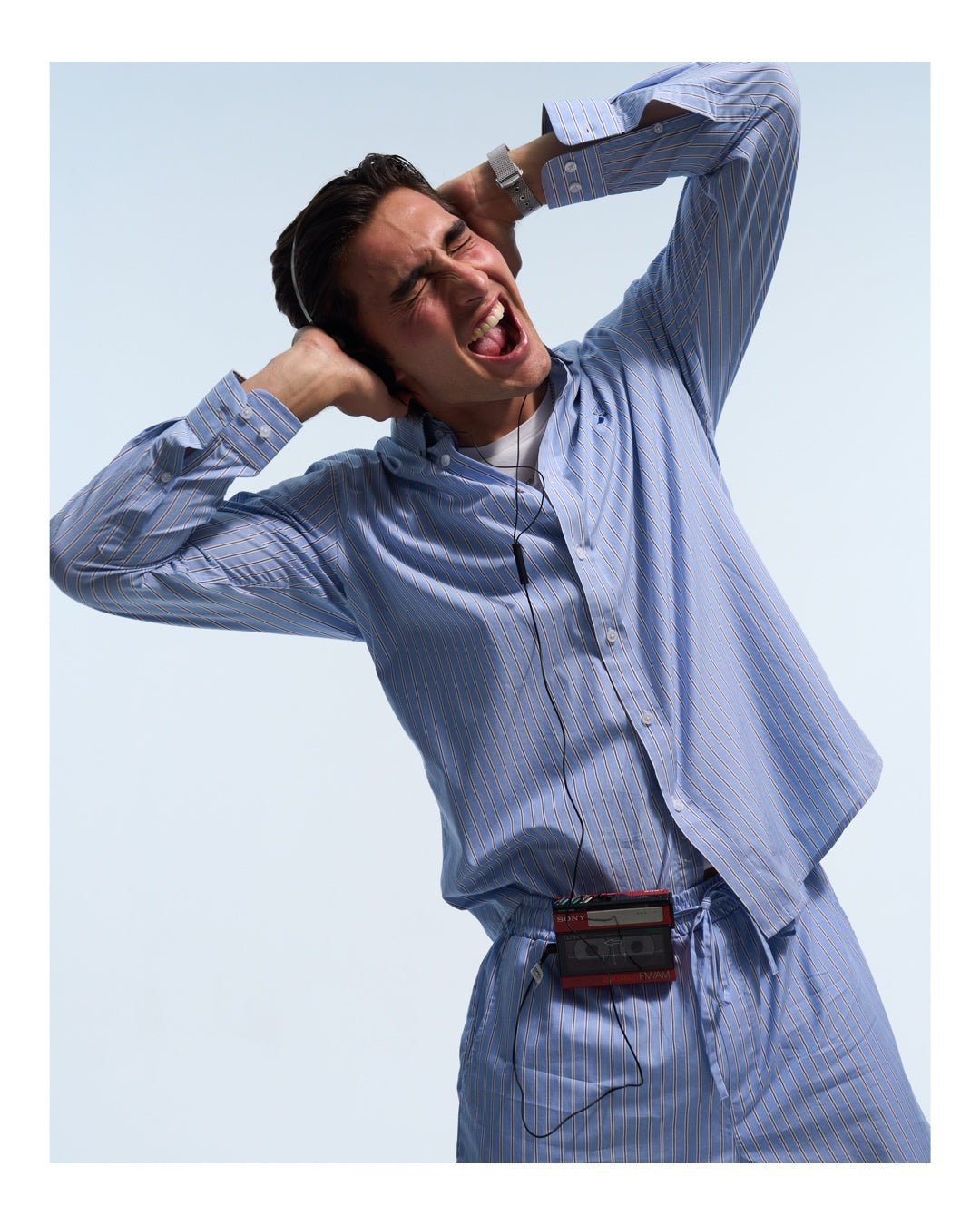 *PRE ORDER* Blue Poplin button down
