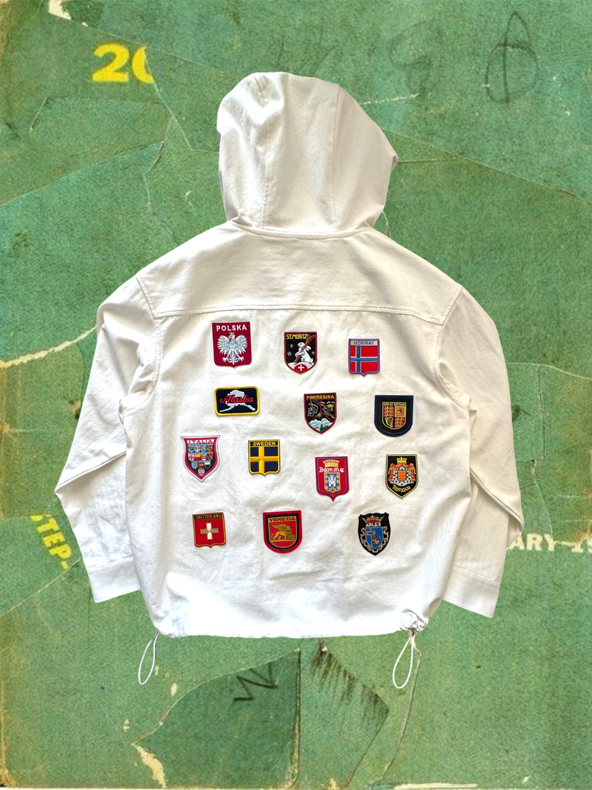 Tokyo Athletic Club Ski Jacket (White herringbone)
