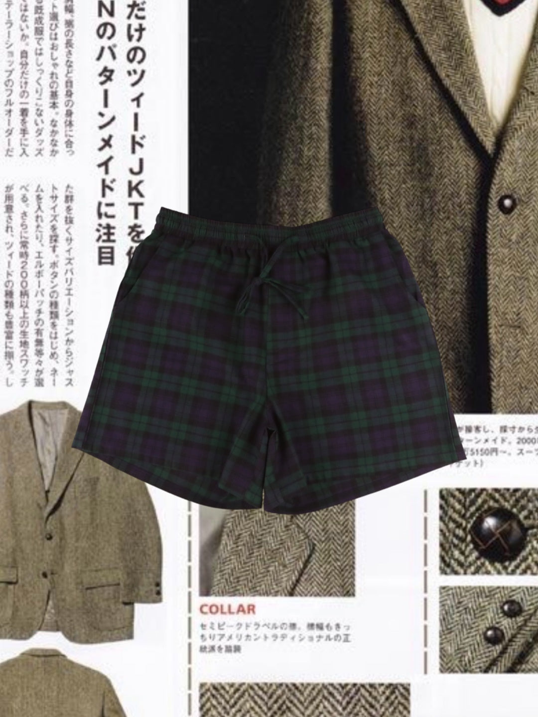 Blackwatch Flannel Club Shorts