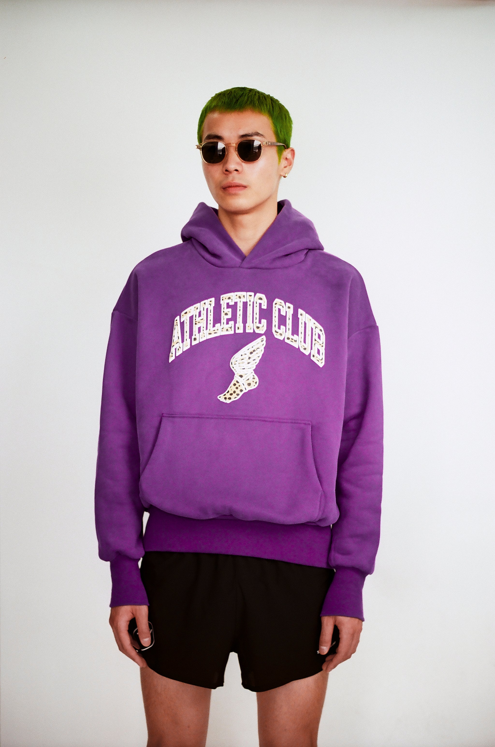 Athletic Club Collegiate Hoodie (purple)