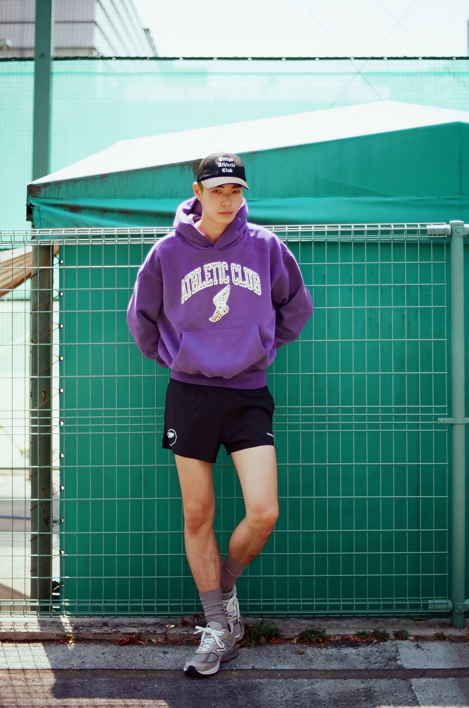 Athletic Club Collegiate Hoodie (purple)