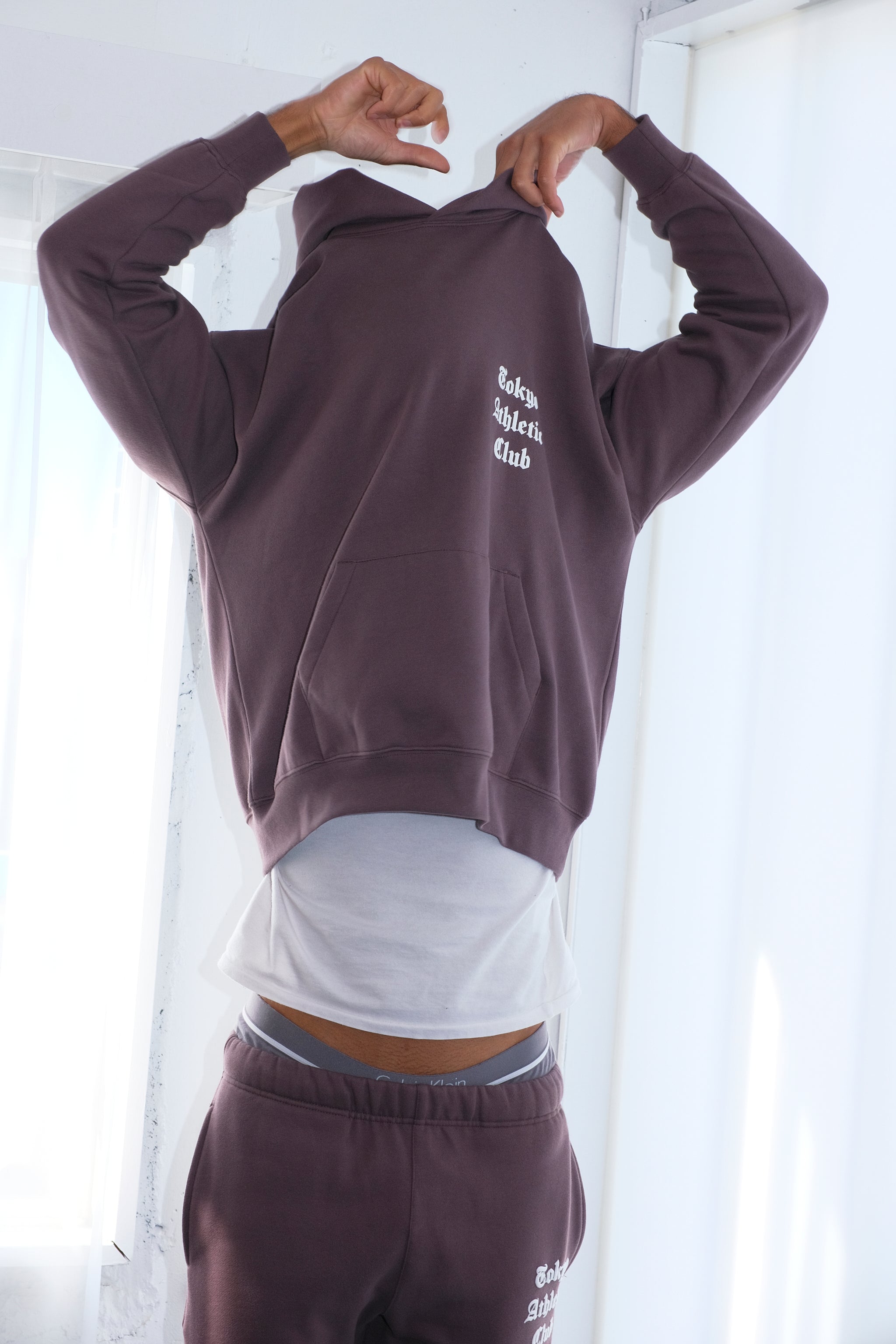 Mocha Brown Box Hoodie