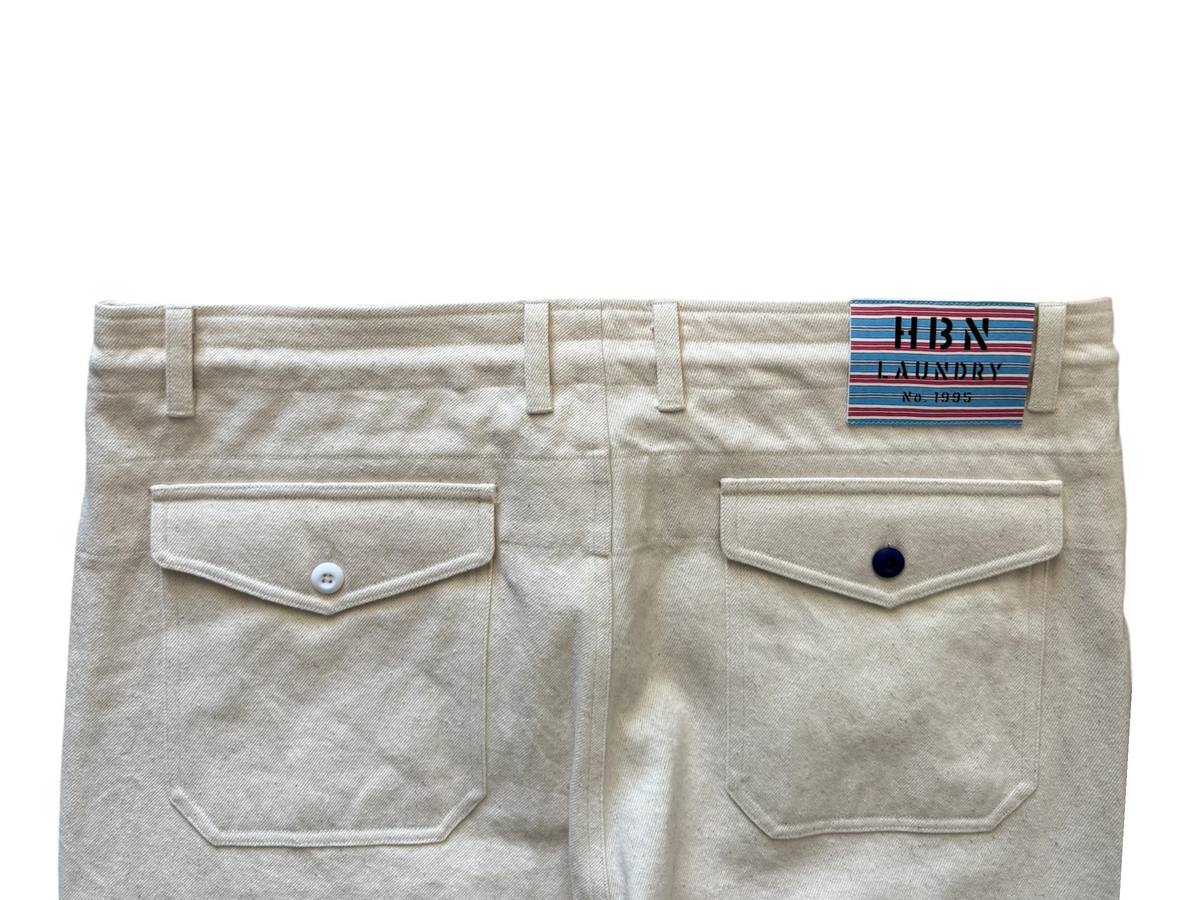 HBN Laundry 14oz Selvedge Military Jeans (Ecru)