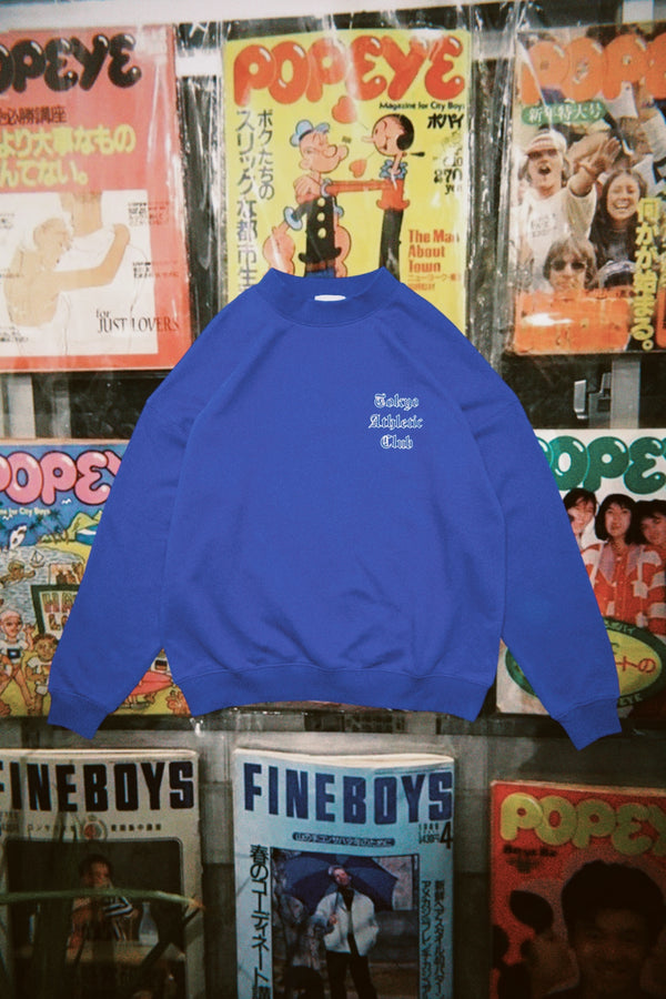 Royal Blue Drop Shoulder Crewneck