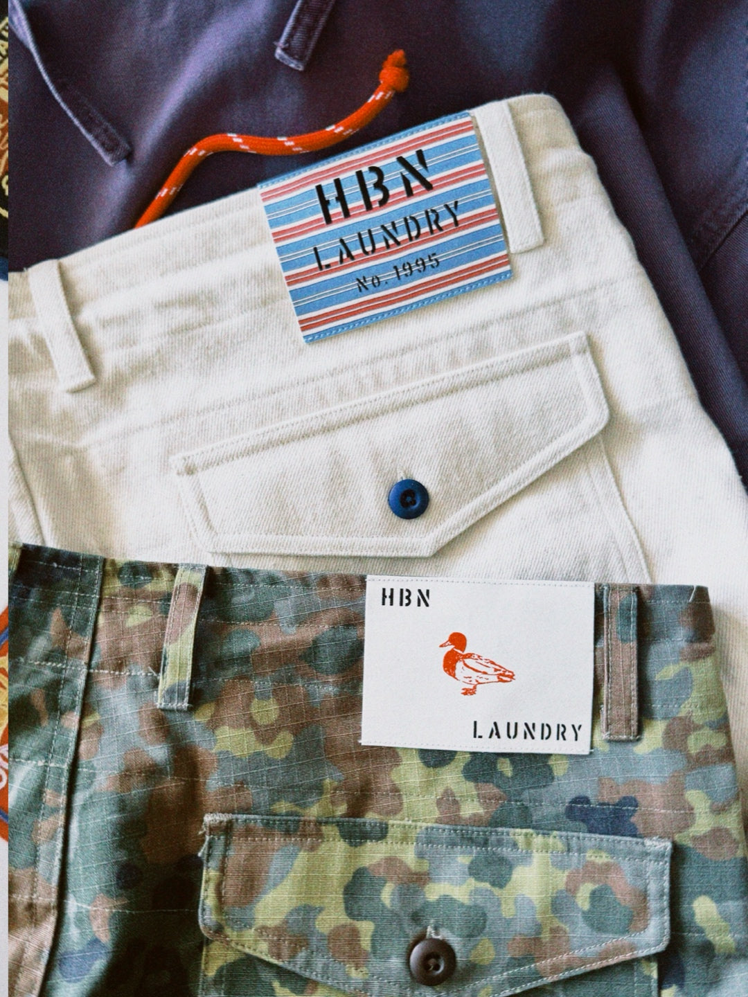 HBN Laundry 14oz Selvedge Military Jeans (Ecru)