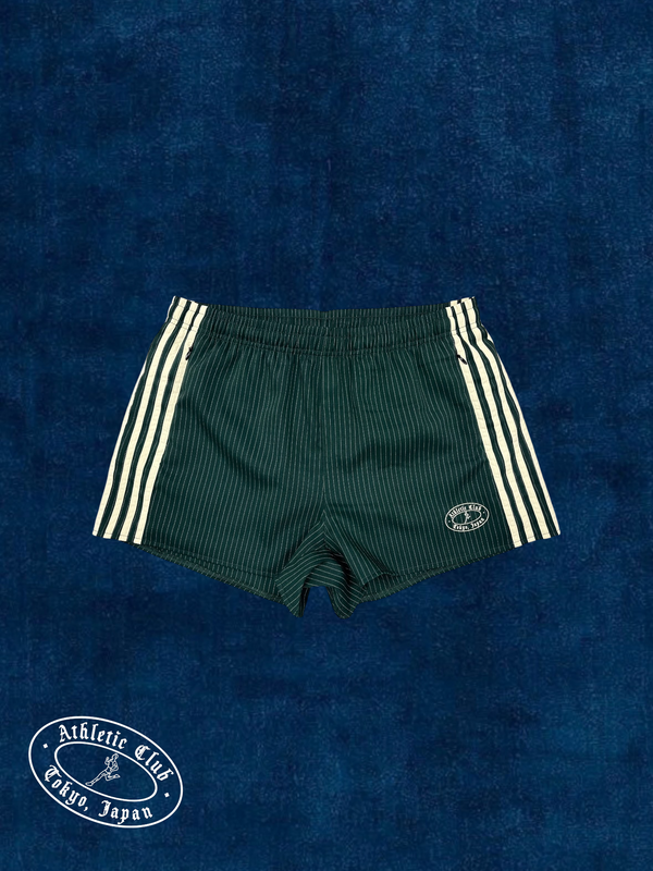 Varsity Pinstripe shorts (Green and baby yellow)