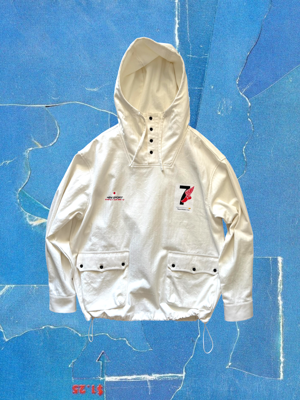 Tokyo Athletic Club Ski Jacket (White herringbone)