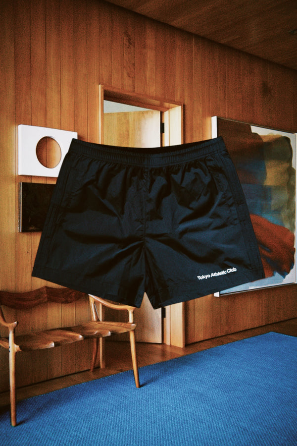 Tokyo Athletic Club nylon jogging shorts (Black)