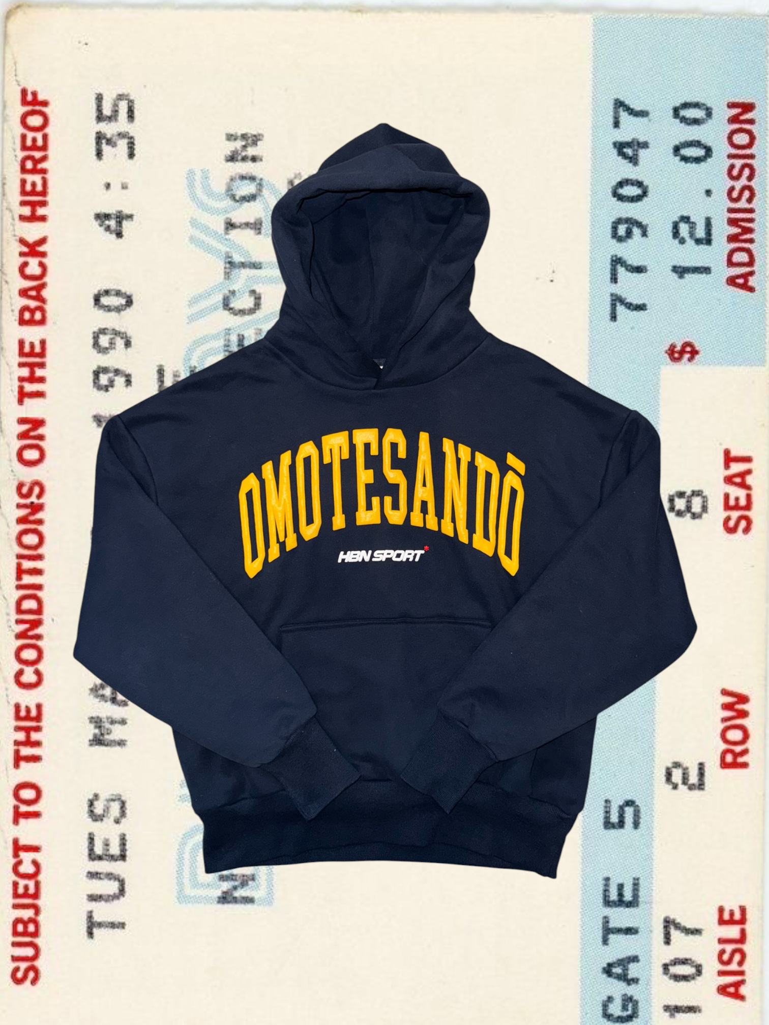 OMOTESANDŌ collegiate hoodie