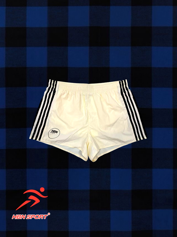 Baby Yellow Nylon track shorts