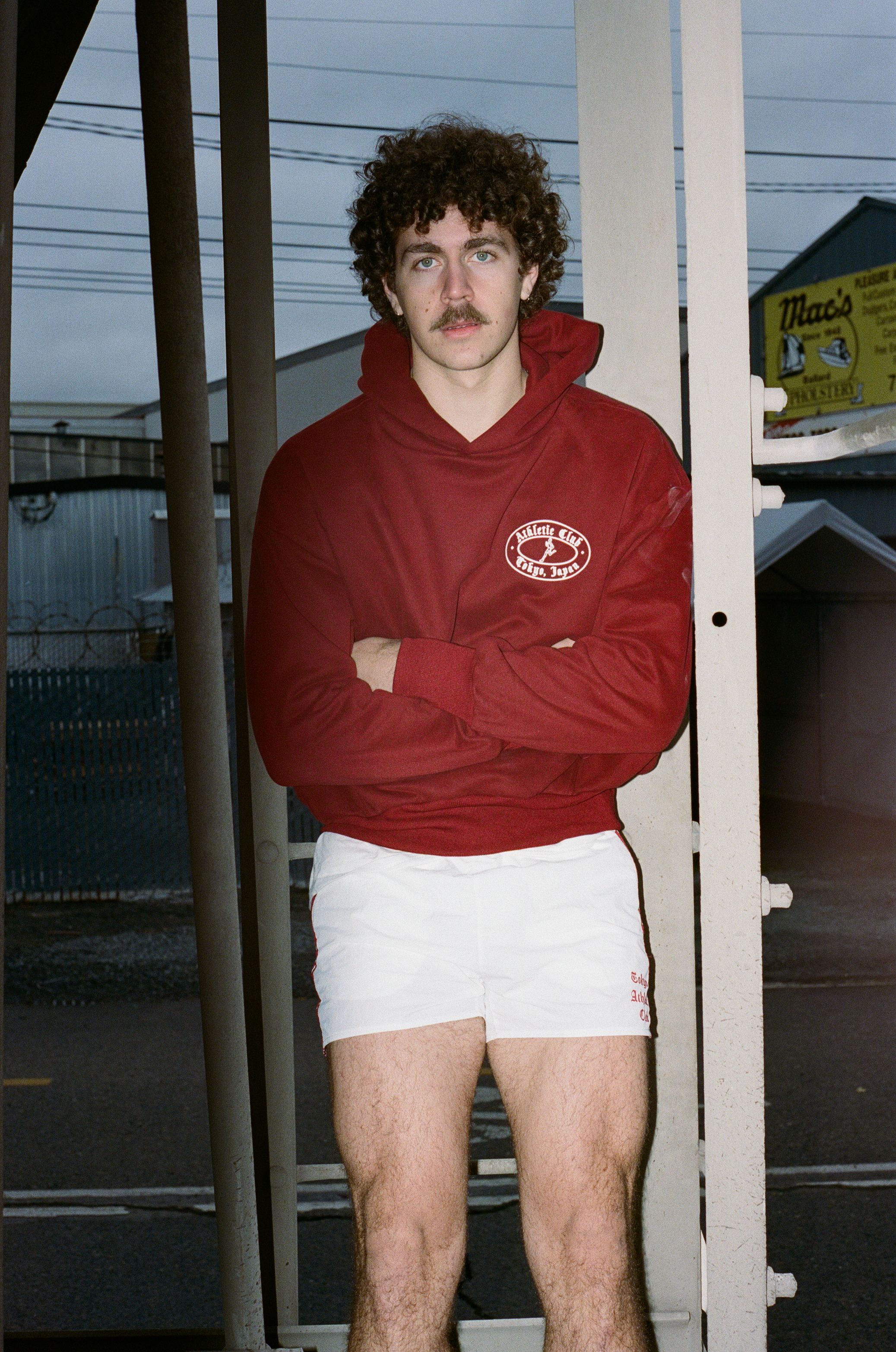 *PRE ORDER* Tokyo Athletic Club Nylon Relay Shorts(white & Red)