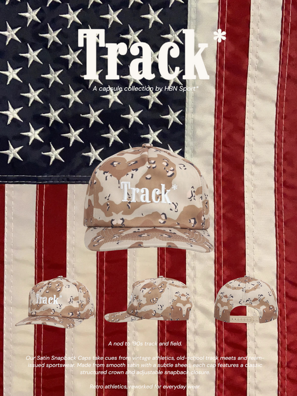 Track* Desert Camo Twill Snapback Cap
