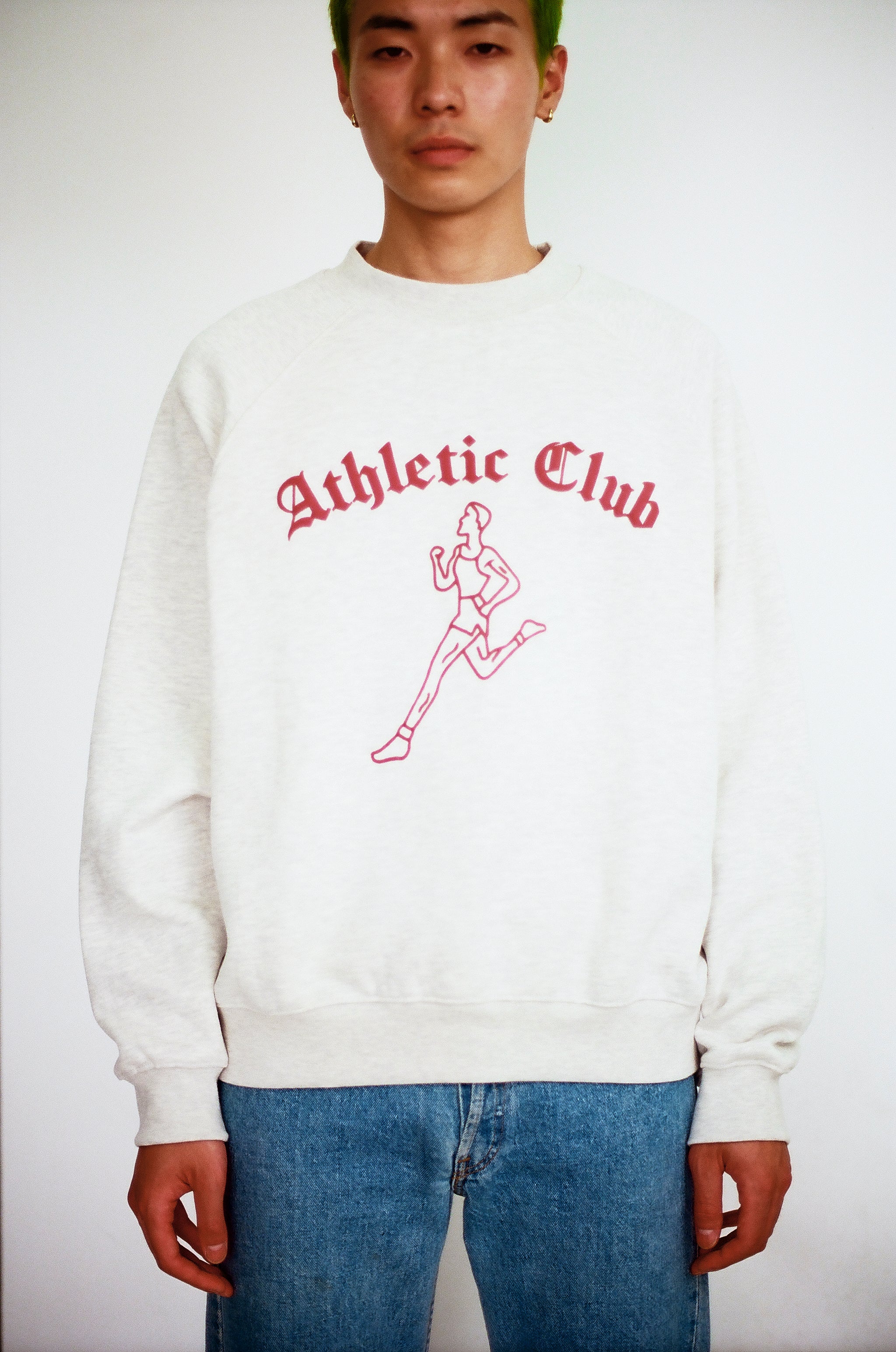 Athletic Club Track & Field* Raglan Sweatshirt (Grey)
