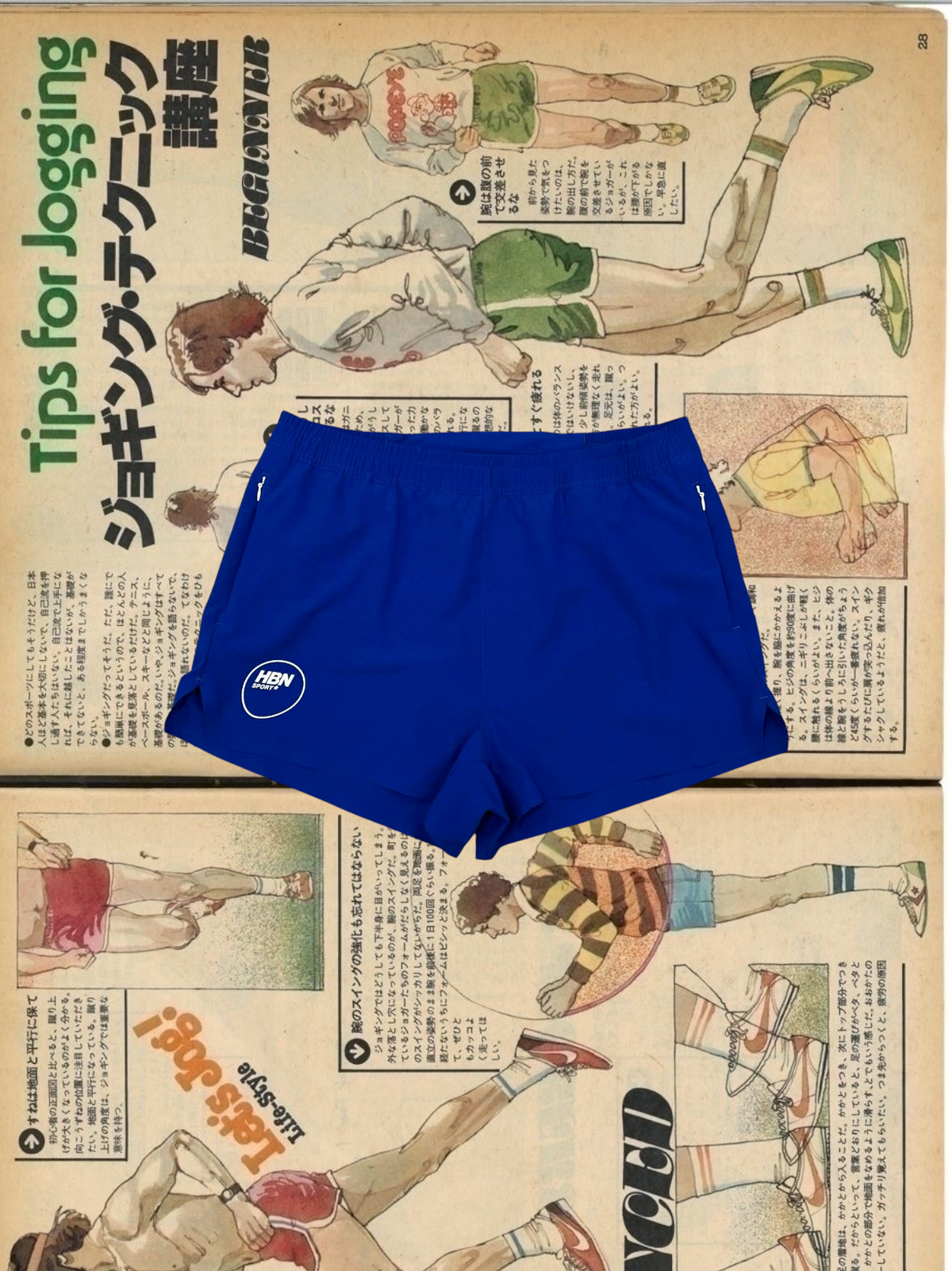 The Marathon Shorts (Samurai Blue)