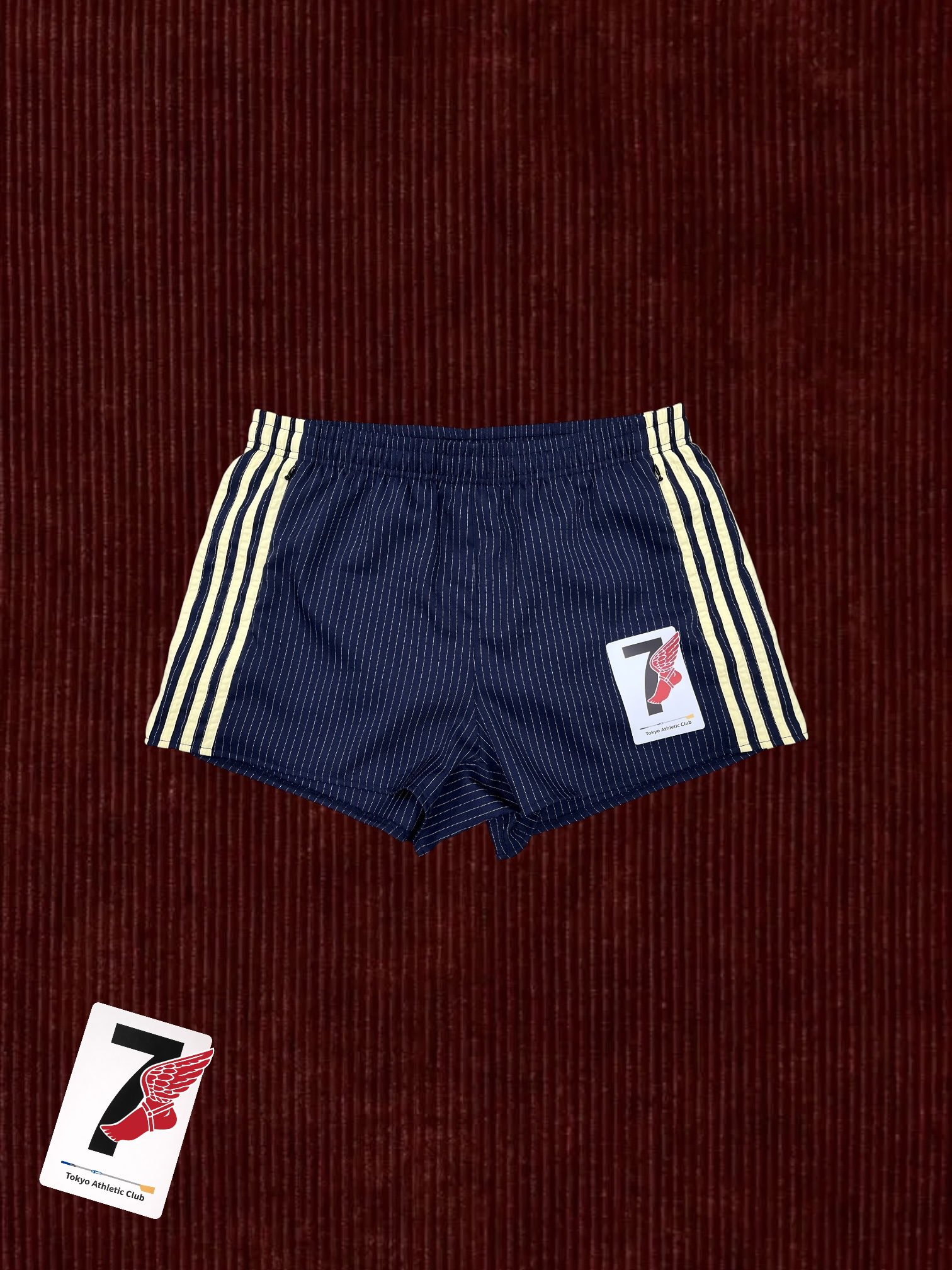 Clubhouse Shorts (Navy blue & Baby Yellow)