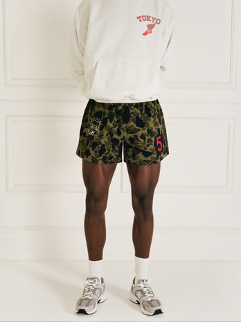 Army Gym Camo rugby shorts
