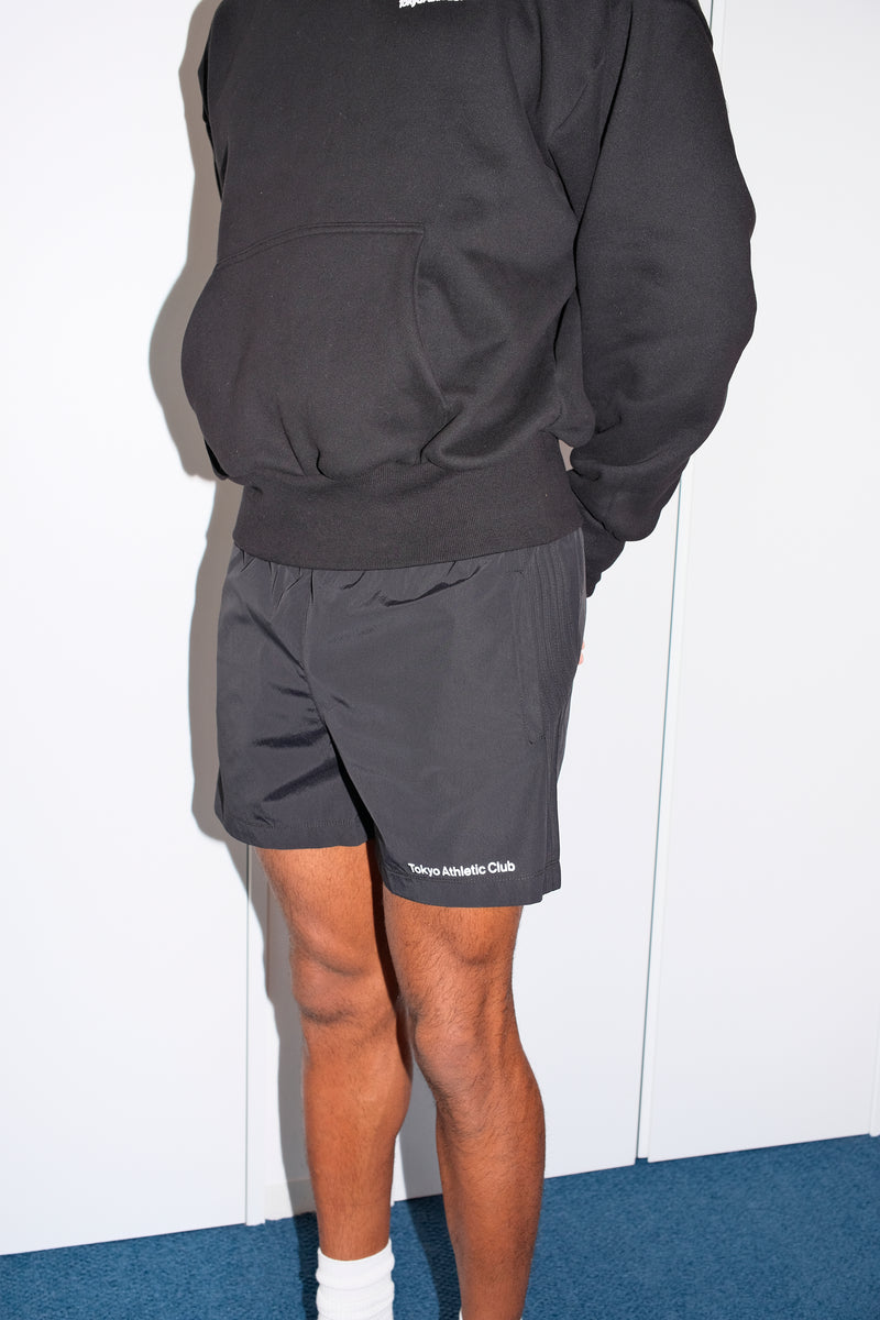 Tokyo Athletic Club nylon jogging shorts (Black)