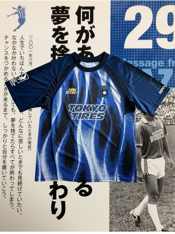 *PRE ORDER* Tokyo Athletic Club ’08 “Electric White Flame” Home Jersey • 東京アスレティッククラブ
08年 エレクトリック ホワイトフレーム ホームユニフォーム