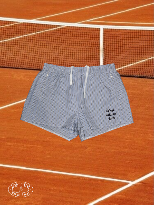 *PRE ORDER* Fuji stripe cotton running shorts